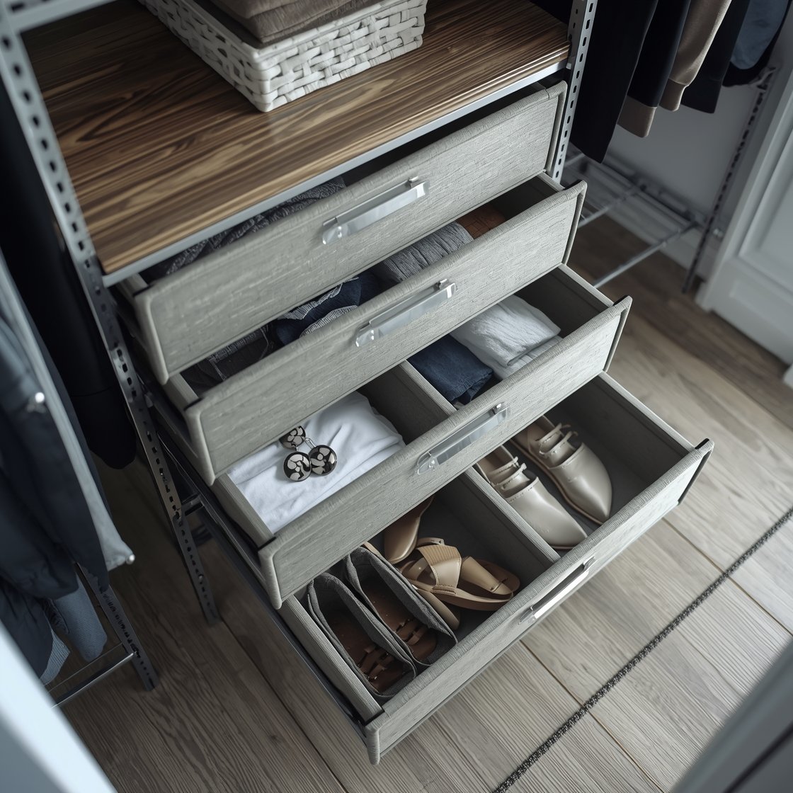 storage organizer in action