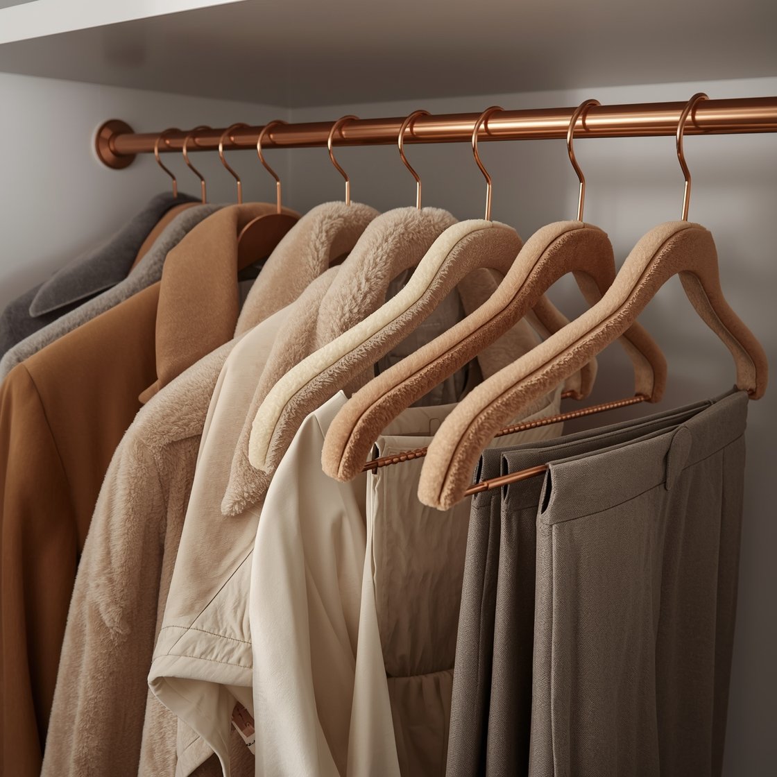 velvet hangers in action