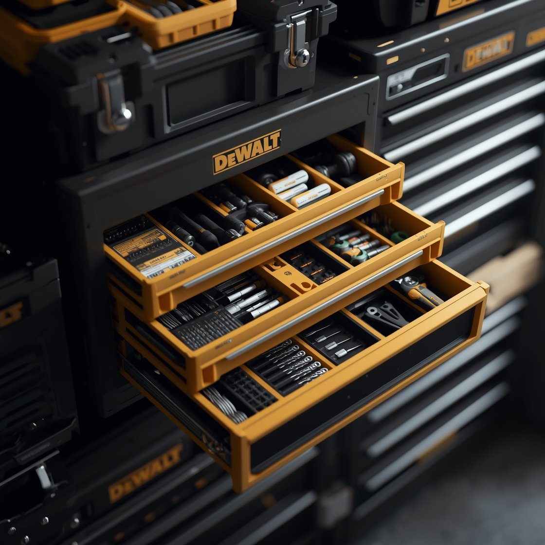 tool organizer in action