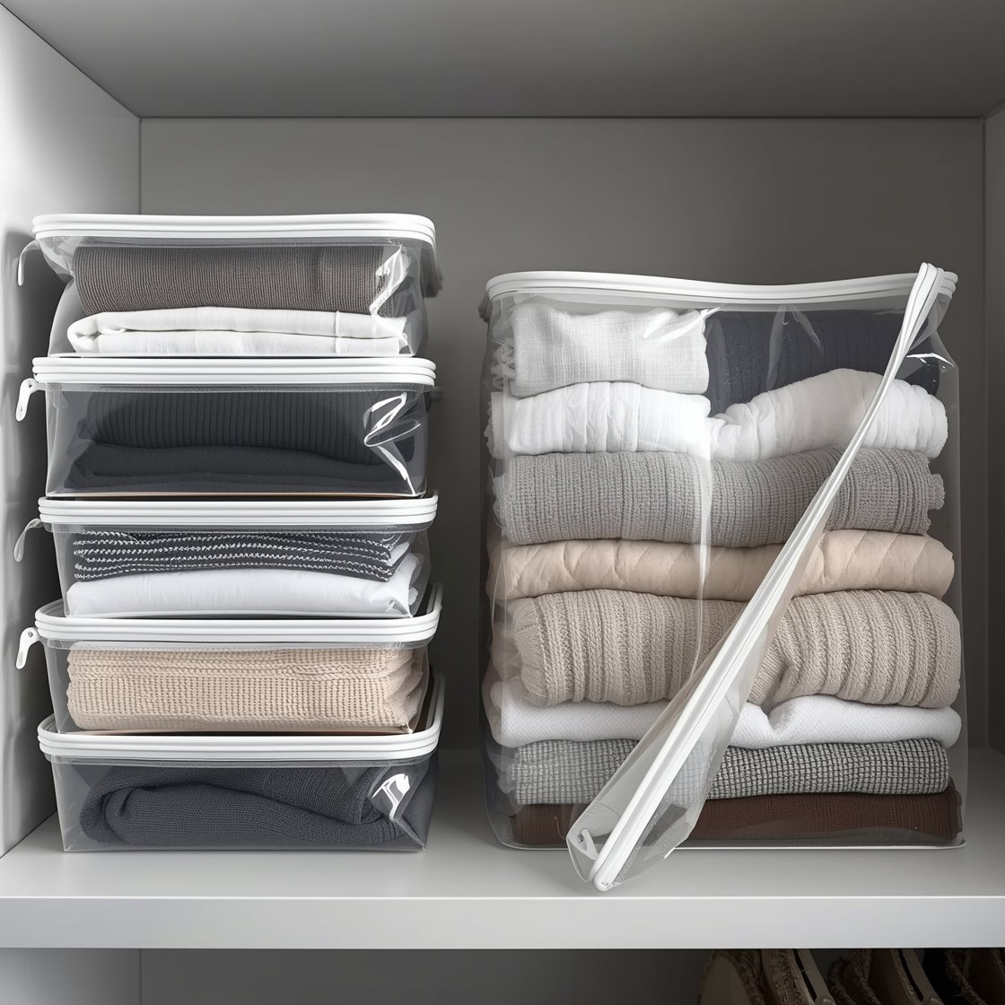 storage bags in action