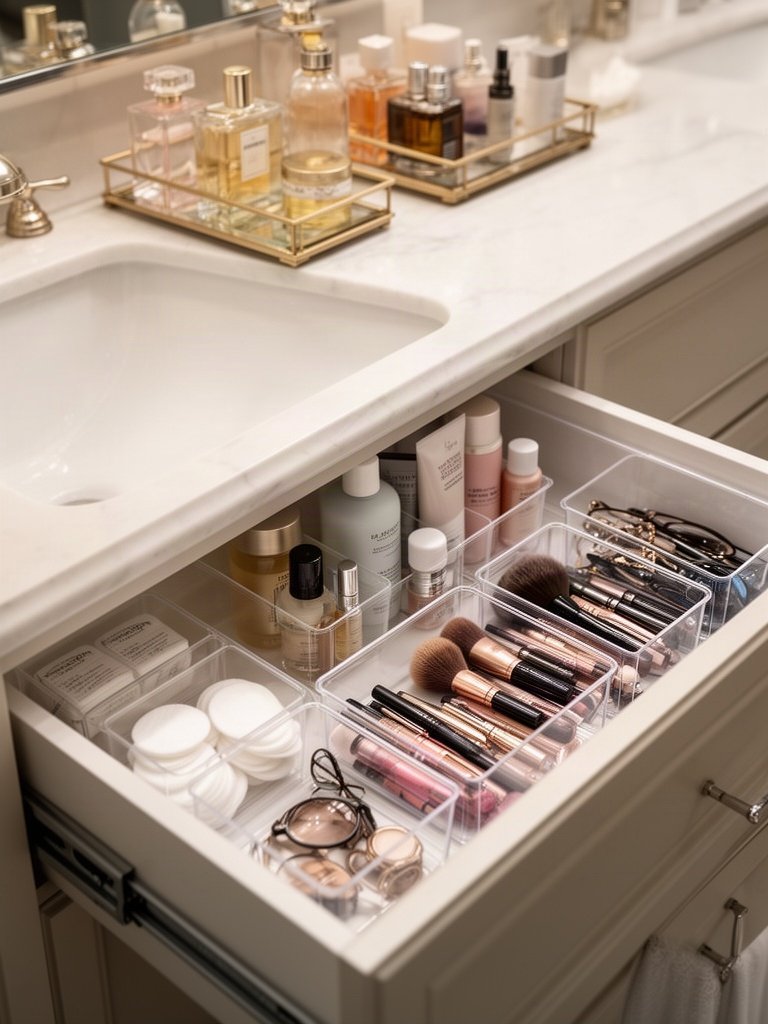 drawer organizer in action